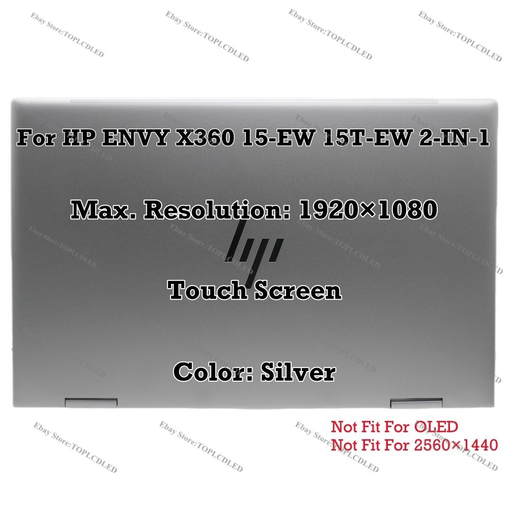 15.6″ LCD Assembly OLED/LED Touch Screen HP ENVY X360 15-EW 2-in-1 15-EW0000CI