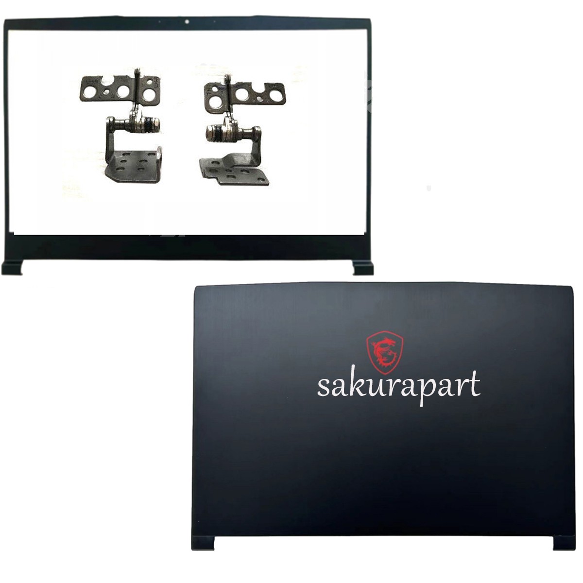 For MSI GF63 8RC 8RD GF63VR MS-16R1 16R2 Back Cover & Bezel Hinges 3076R1A211HG