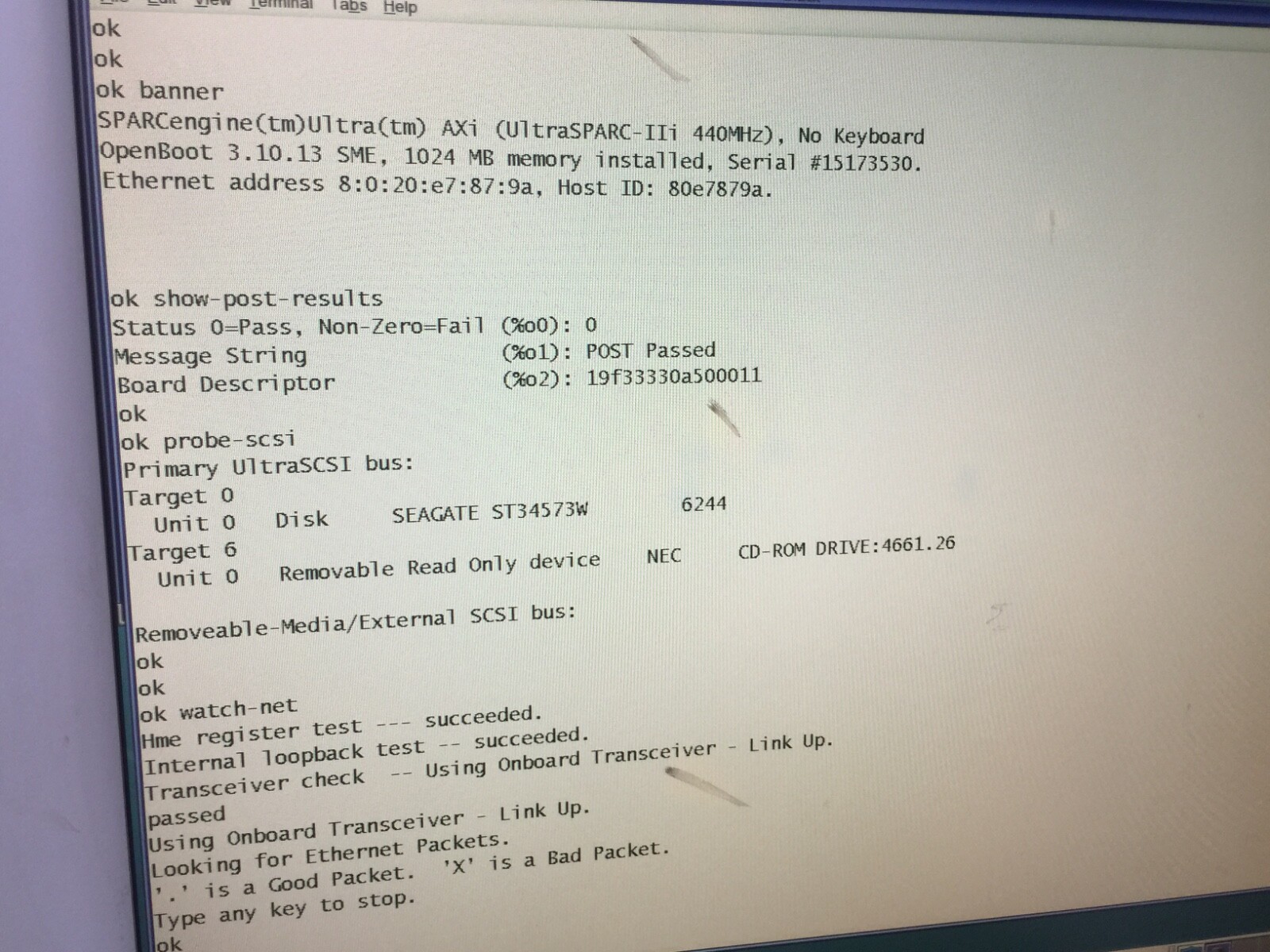 SUN AXI NVRAM, 525-4559, with SOCKET & NEW_Battery , 501-4559 =Test-PASS