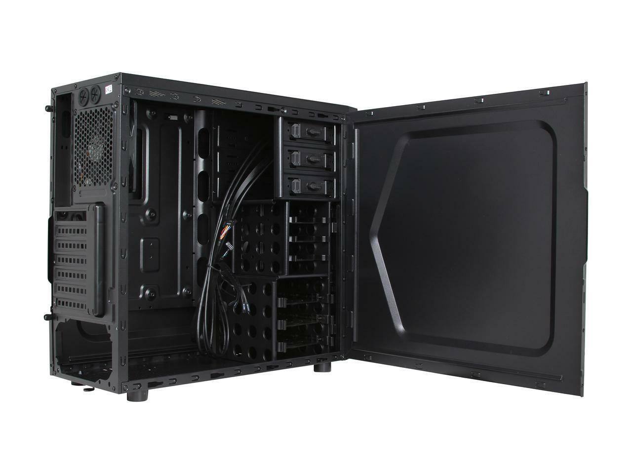Thermaltake Versa H21 Mid Tower Computer Case with USB 3.0 and All-Black Interio