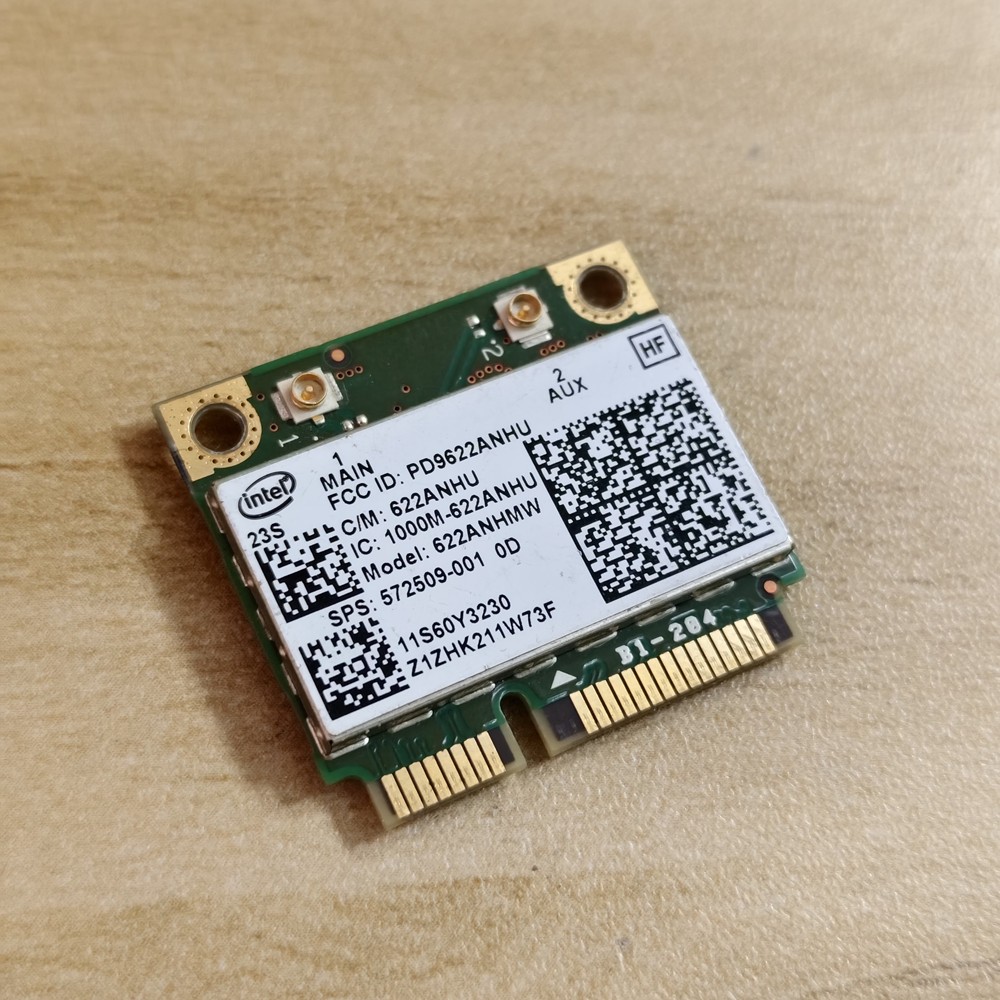 INTEL 6200 ADVANCED-N Dual Band 2.4/5Ghz 622ANHMW Laptop WiFi Card DELL 2GGYM