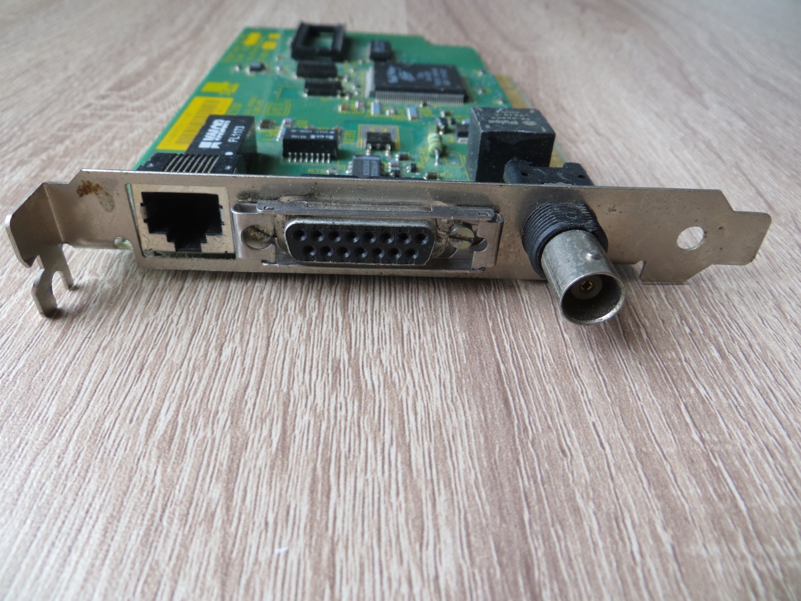 3COM ETHERLINK III 3C590 COMBO ISA ETHERNET RJ45 COAX LAN REVB tested works