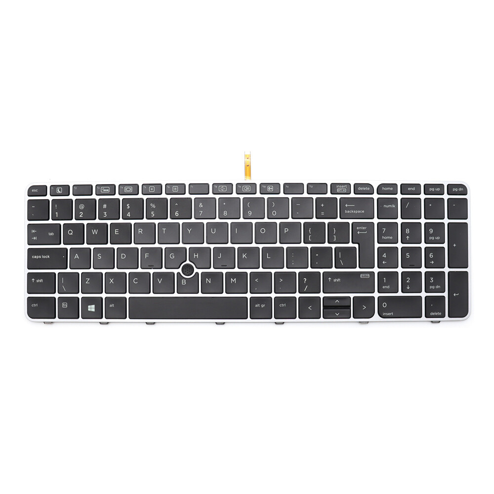 Black Backlit US Keyboard Frame For HP EliteBook 755 G3 G4 850 ZBook 15u G3 G4