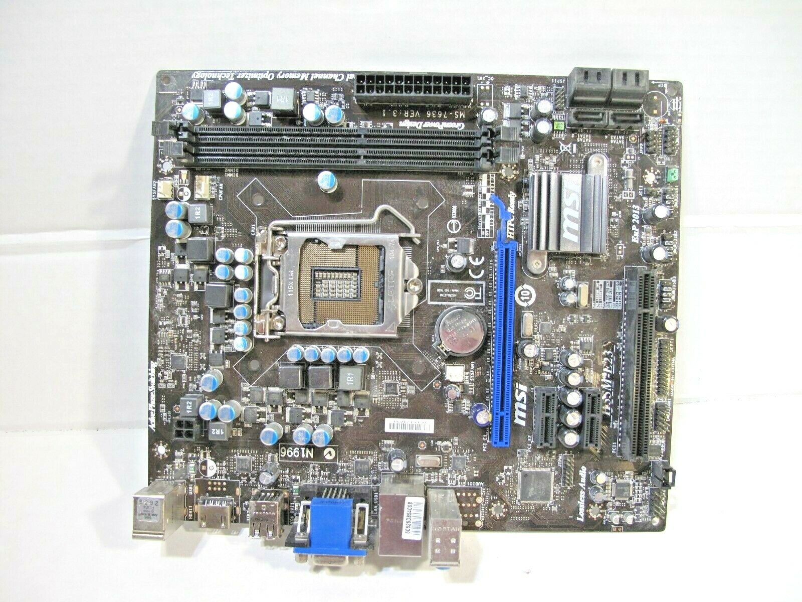 MSI H55M-E23 MS-7636 VER 3.1 SOCKET 1156 HDMI MOTHERBOARD