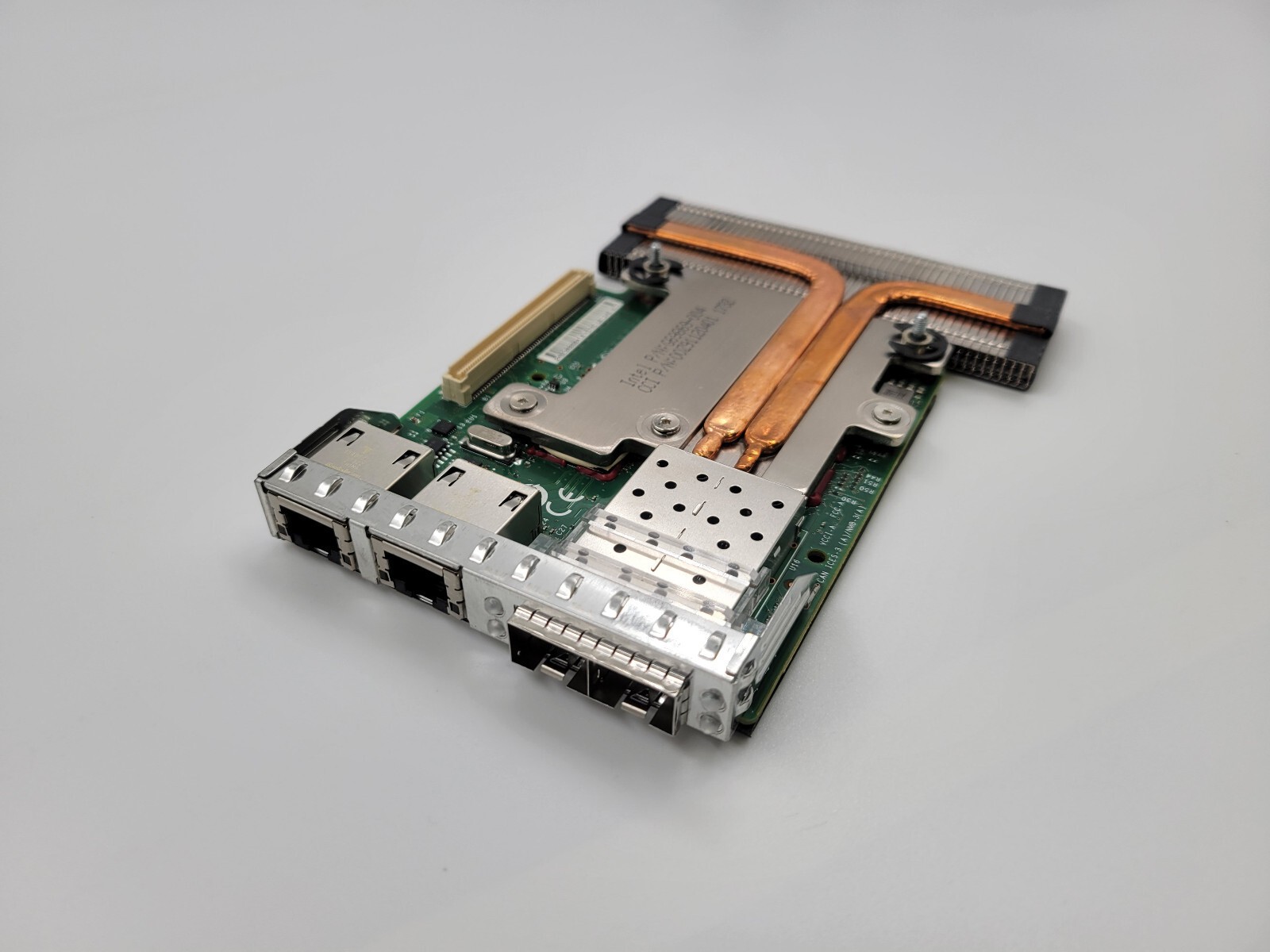 Dell X520-I350 Quad-Port 2x10GbE SFP 2x1GbE RJ45 Daughter Card Dell P/N: 0C63DV