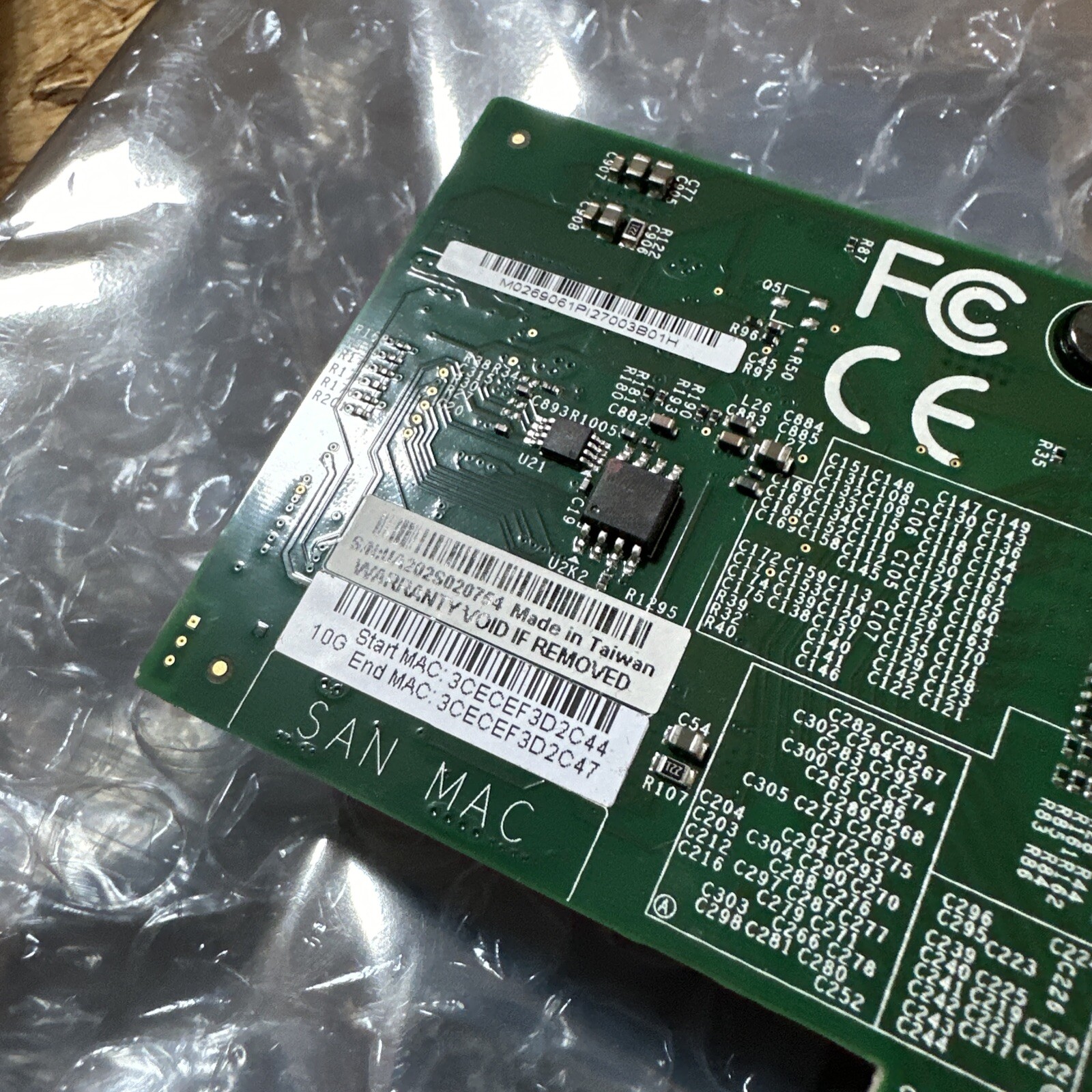 [ N ] Supermicro AOC-STG-i4T 10Gigabit 10GBe BaseT Quad Port NIC SERVER PULL