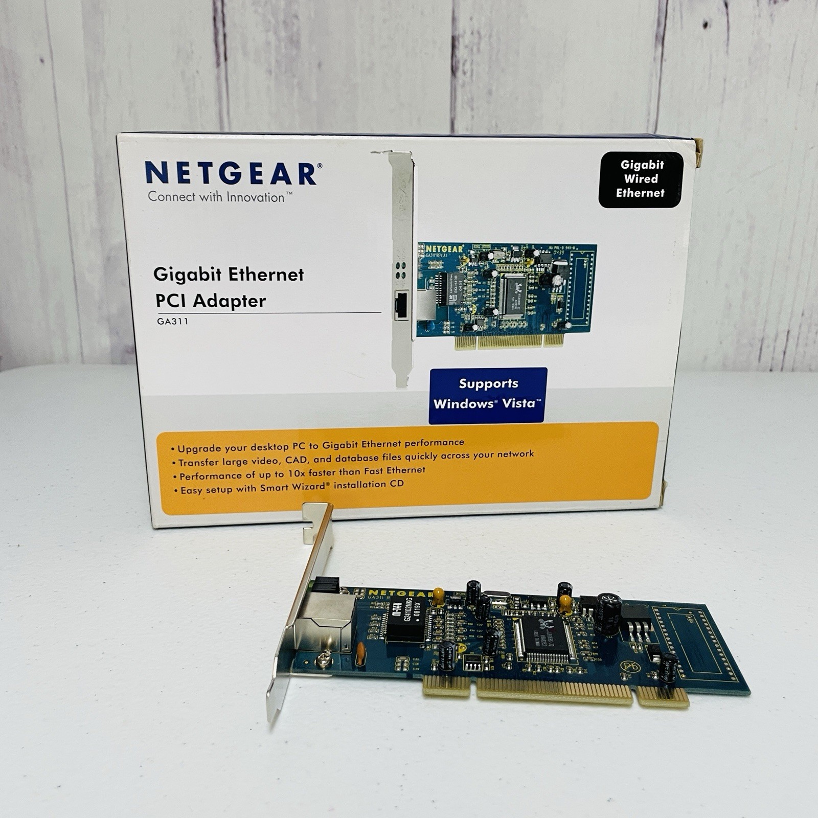 NETGEAR GA311 Gigabit Ethernet PCI Adapter 10/100/1000 Mbps