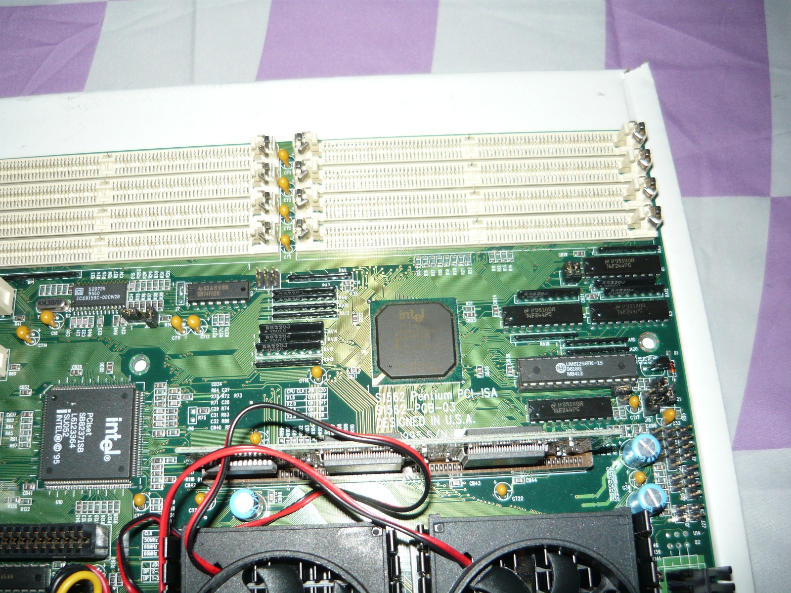 Vintage Tyan S1562 Dual Socket 7 Motherboard Pentium 200 Rare Used Description