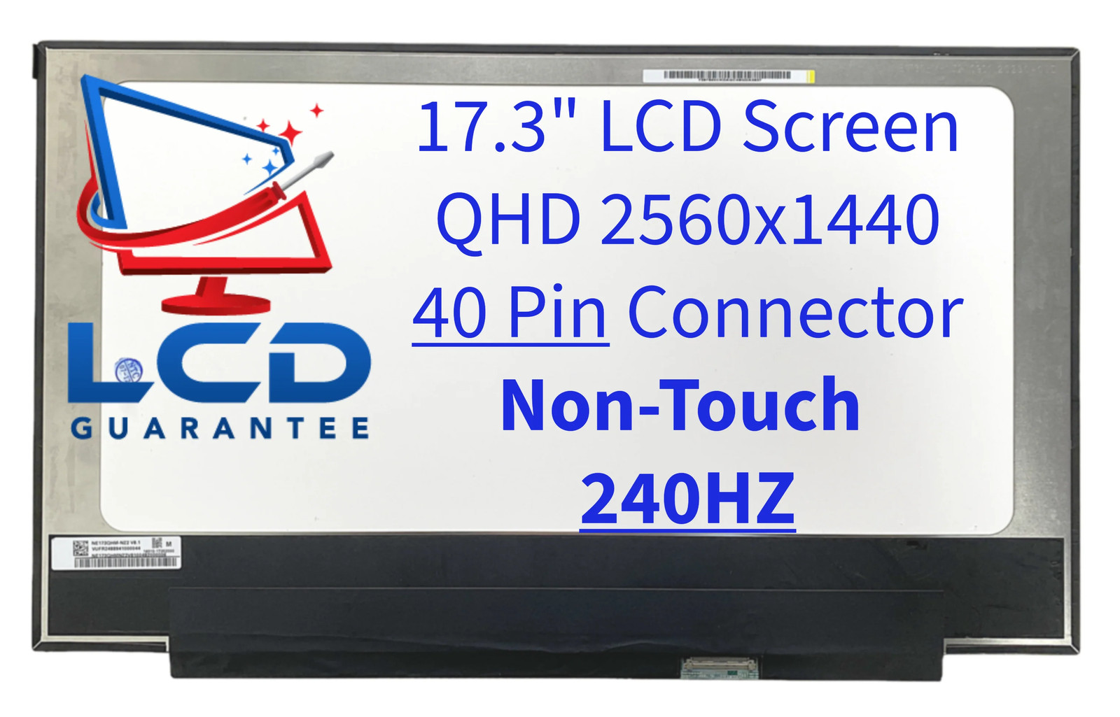 CSOT MNH301CA3-1 17.3″ QHD 240Hz Non Touch Laptop LCD Screen