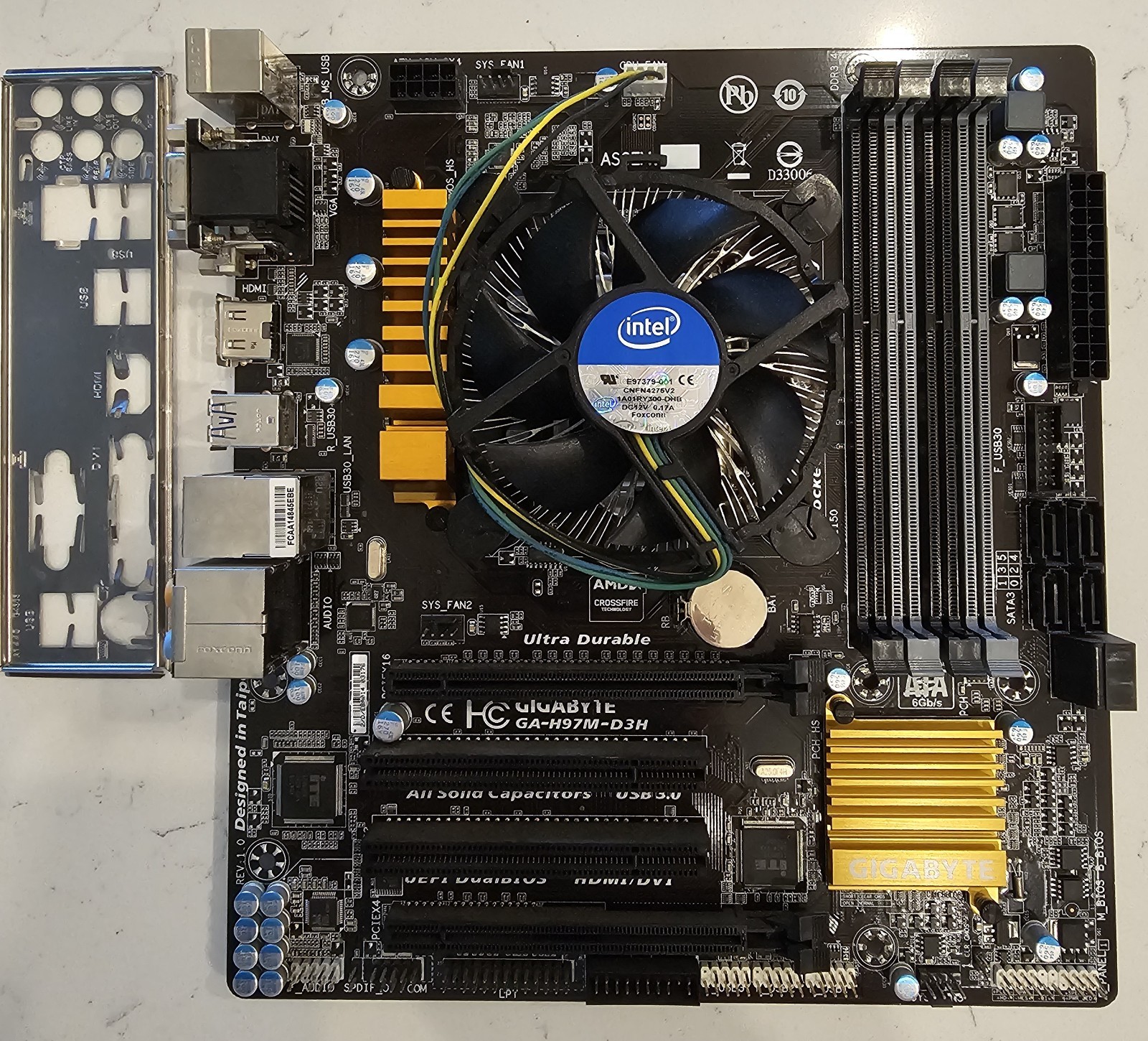 Gigabyte GA-H97M-D3H ATX-EXCELLENT CONDITION