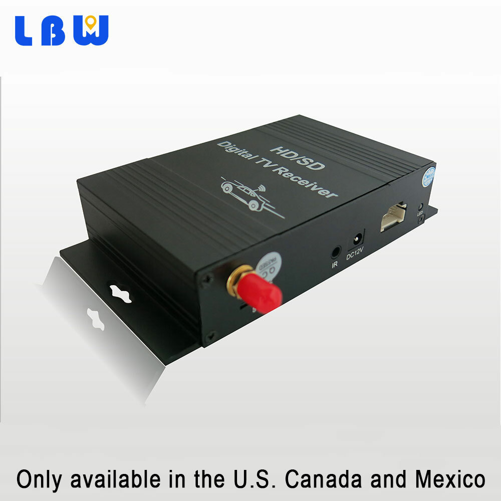 Mobile Car ATSC Tuner Digital Car Antenna TV Tuner Analog Receiver 4 Video