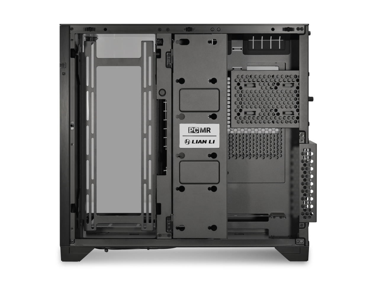 LIAN LI O11 Vision Black Aluminum/Steel/Tempered Glass ATX Mid Tower PC Case