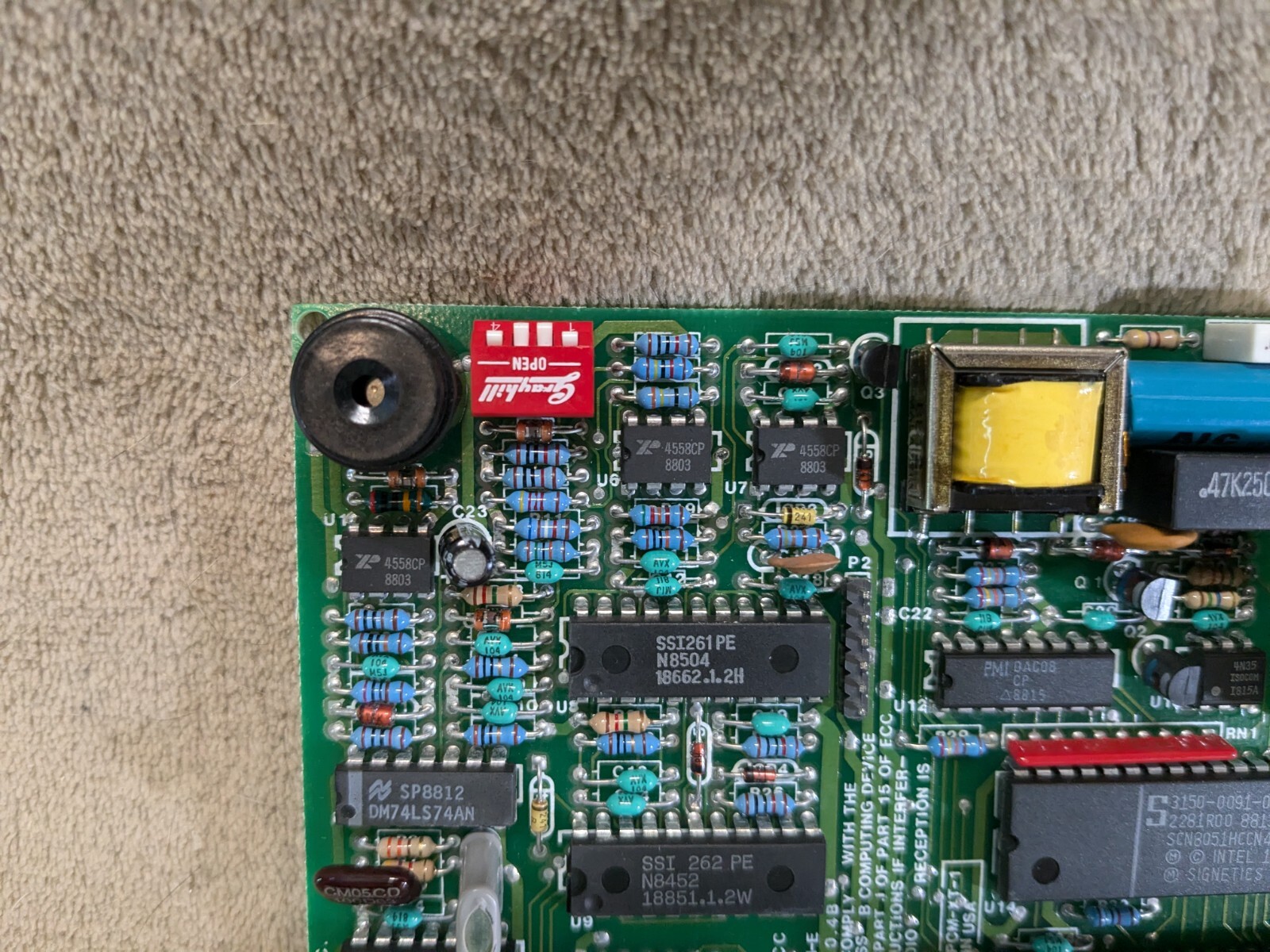 Tandy Computer ISA Card Internal PC Modem 1200 Baud Board 25-1013 C