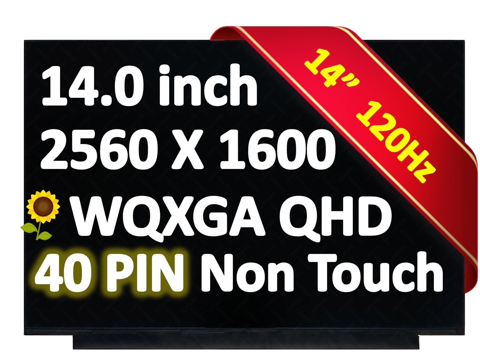 TL140ADXP02 TL140ADXP02-00 14″ LCD Matrix Panel Display 2560×1600 165Hz 40 Pin
