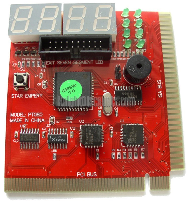 PC DIAGNOSTIC CARD 4-Digit 4Bit – US SELLER – Desktop Motherboard POST Tool