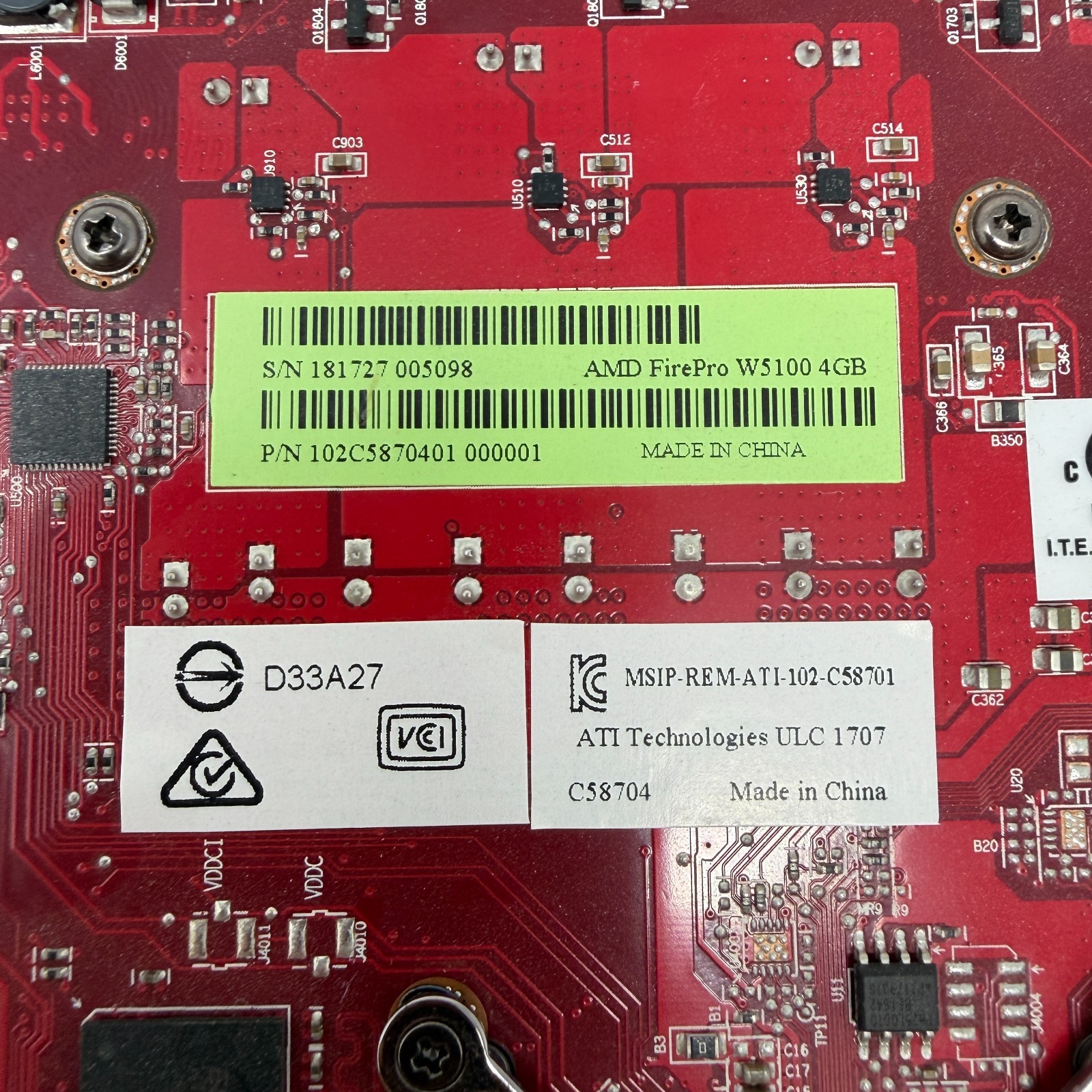 AMD FirePro W5100 4GB GDDR5 PCIe Workstation Graphics Card – DisplayPort GPU