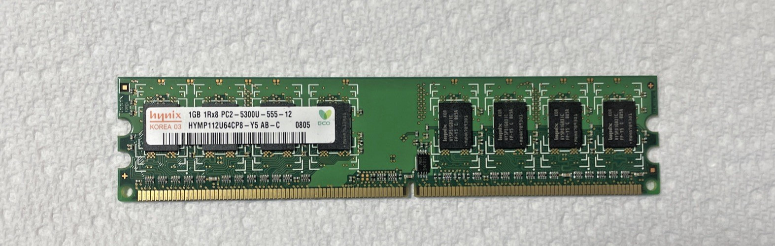 Hynix 1GB 2Rx8 PC2-5300U-555-12 HYMP512U64CP8-Y5 AB-C Memory RAM