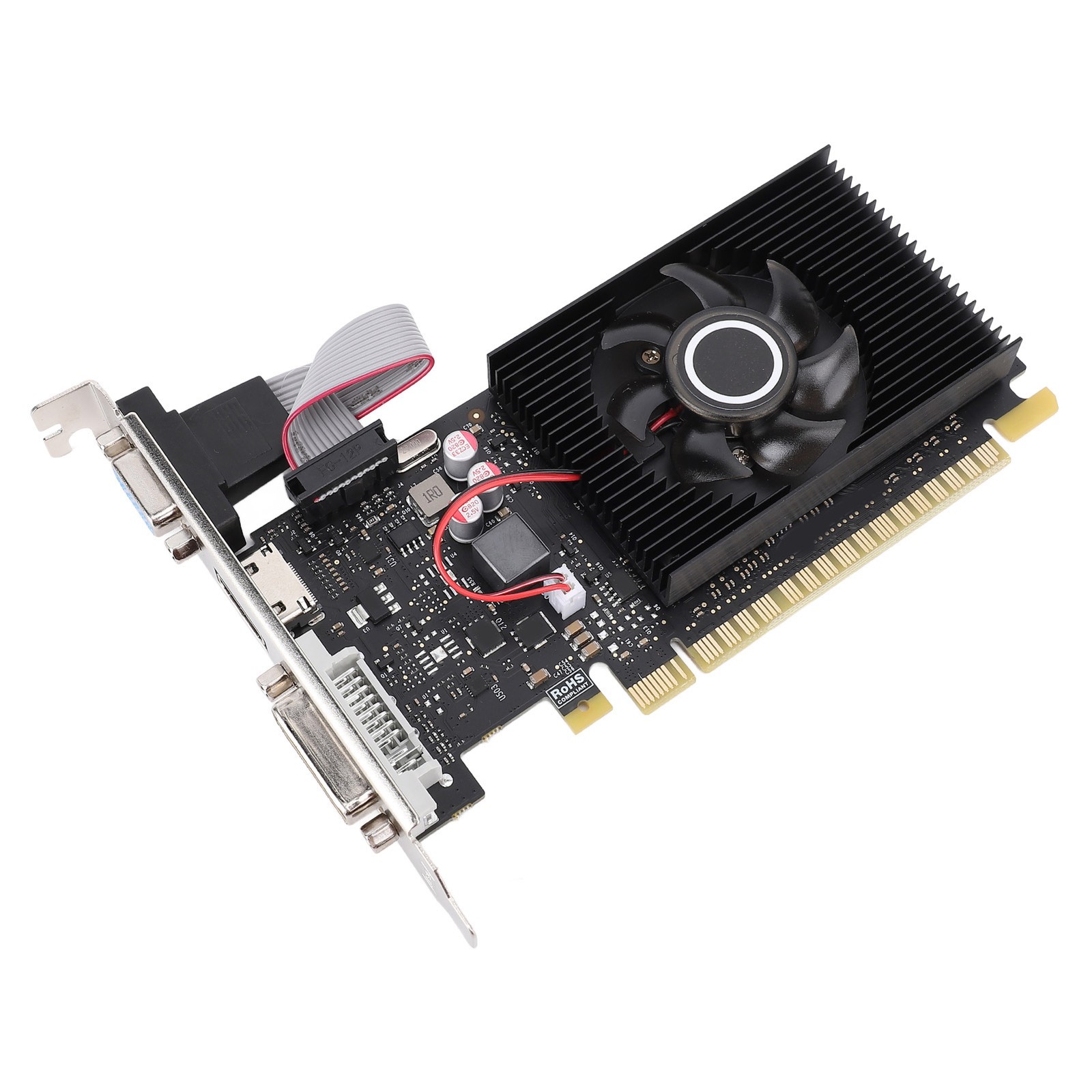 Graphics Card 1GB DDR3 64bit PCI Express 1.1 X 16 DVI VGA HD Multimedia Int MGGP