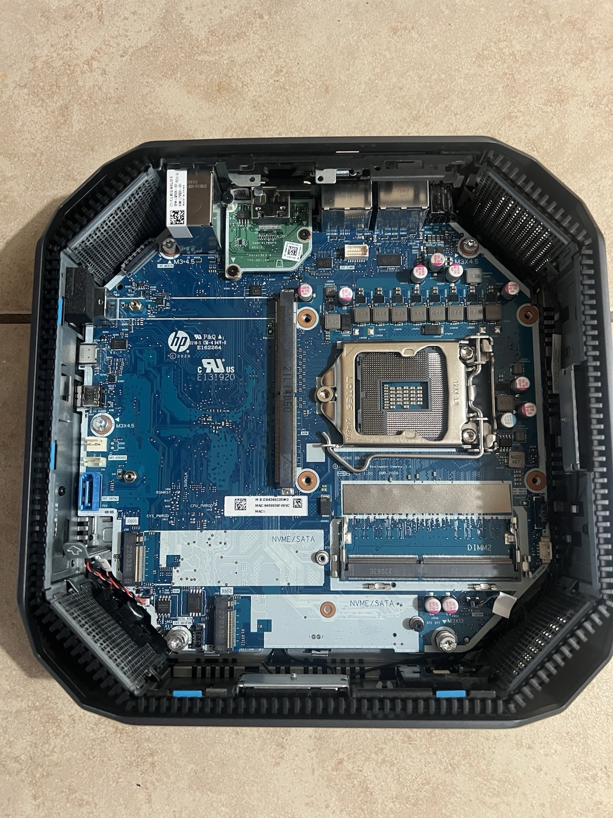HP Z2 G5 Mini Motherboard in Case With WIFI and Bluetooth