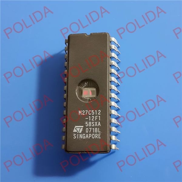 1PCS UV EPROM IC ST CDIP-28 M27C512-12F1 M27C512-12FI M27C512