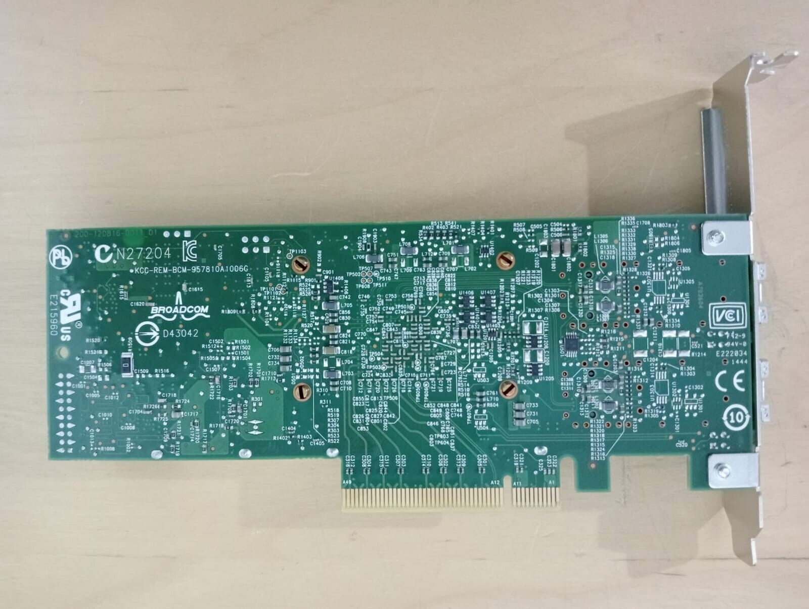 DELL 152629785 CARD 10 Gbps Dual port SFP+ Network Adapter N20KJ, MKF72