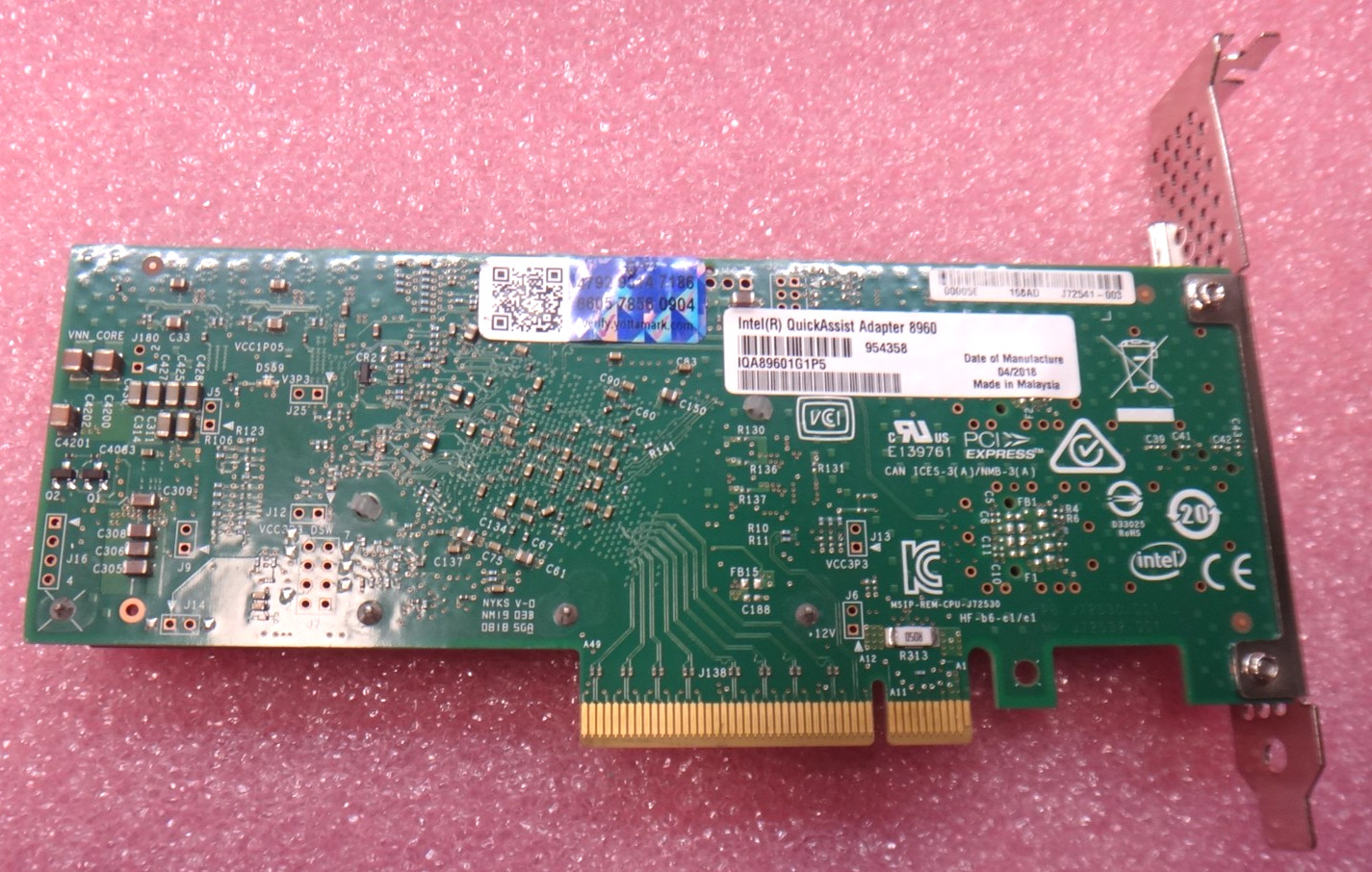IQA89601G1P5 Intel® QuickAssist Adapter 8960 Cryptographic Accelerator CARD