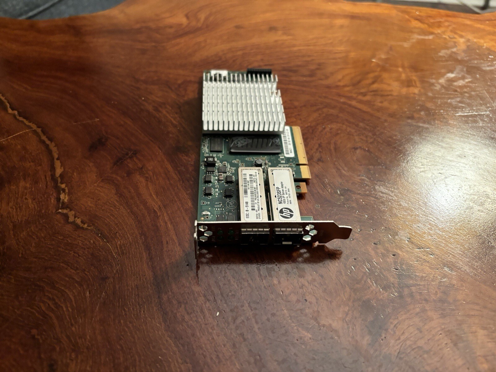 HP NC523SFP QLE3242-HP Dual Port 10Gb Ethernet 10GbE SFP+ PCI-E NIC Network