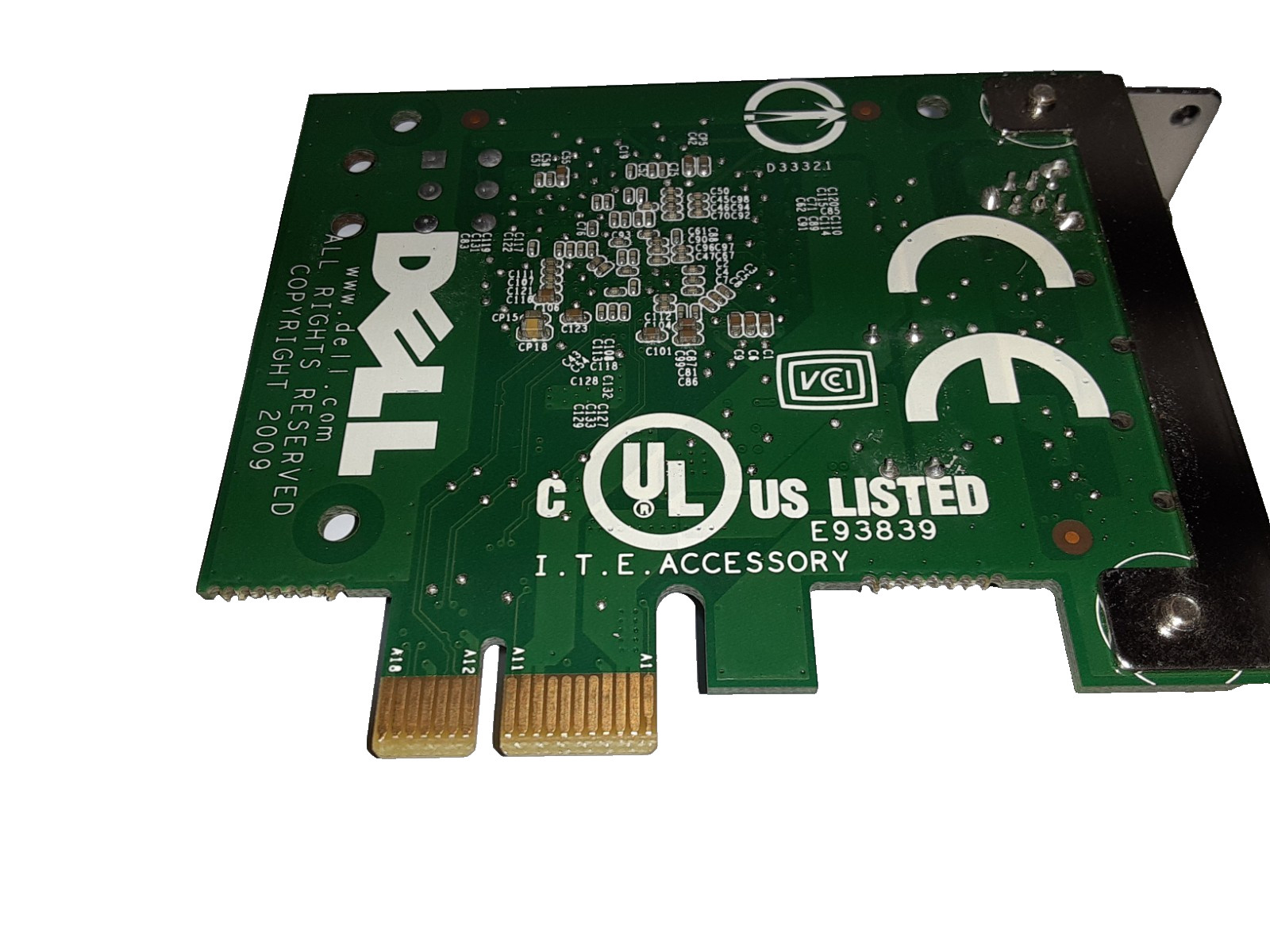 Dell 0JGXNJ 91WRC DPWC200 Full-Height PCI-Express FireWire Expansion Card DPWC20