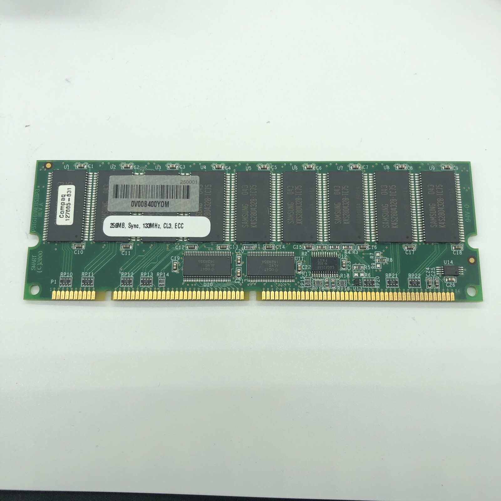 256MB PC-133 168-Pin ECC DIMM Memory Module ( 32×72 ) 256 MEGABYTE PC133 Server