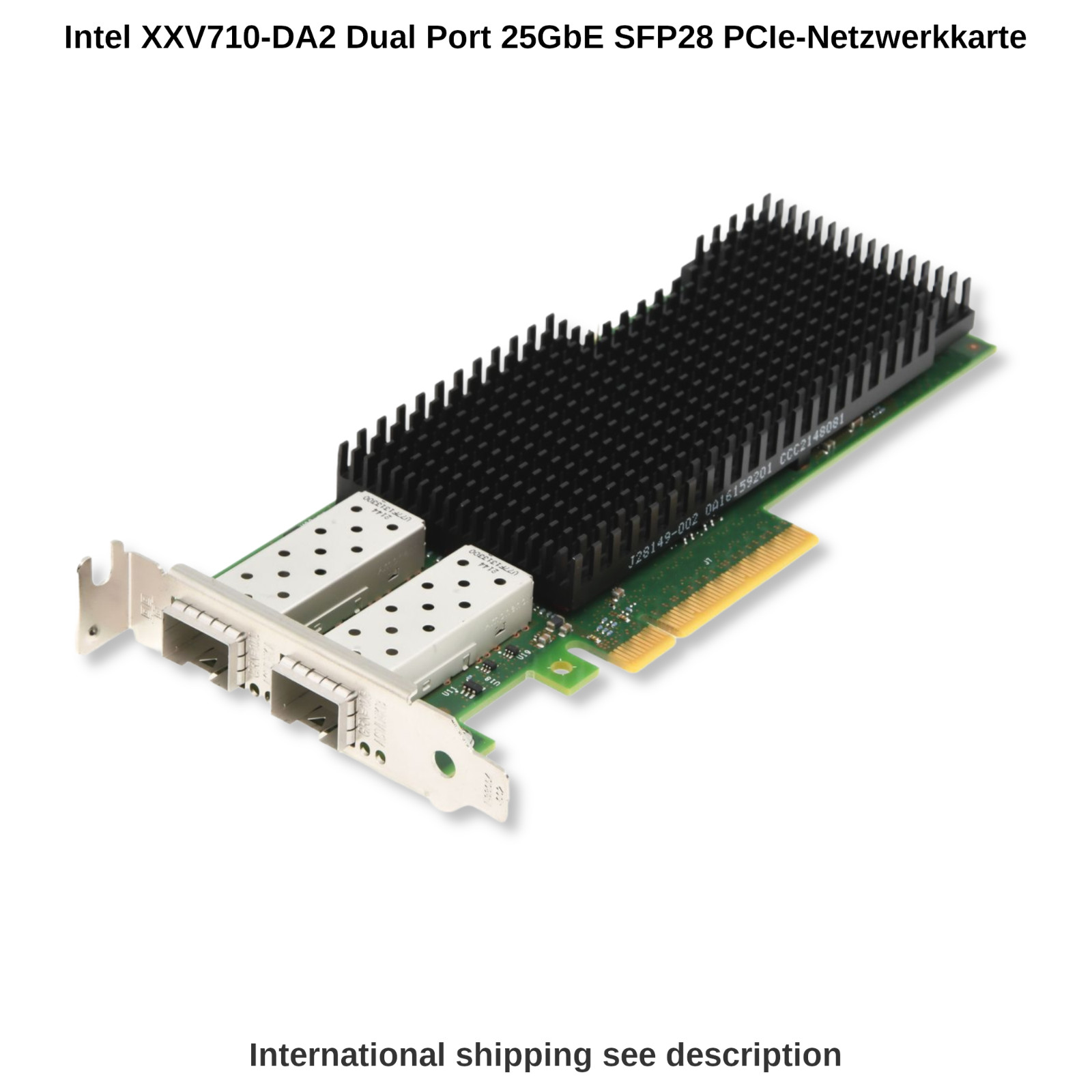 Intel XXV710-DA2 Dual Port 25GbE SFP28 00M95 PCIe Network Card