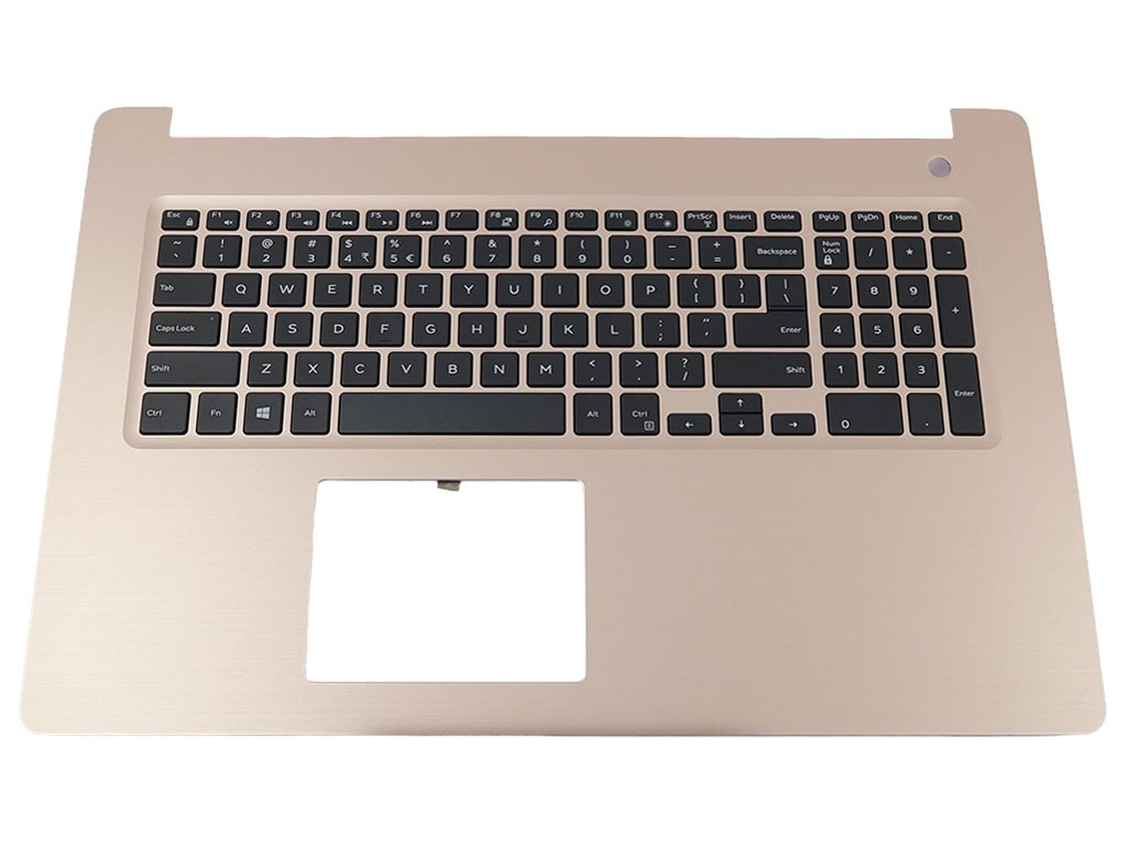 DELL INSPIRON 17 3780 5770 LAPTOP KEYBOARD PALMREST ASSEMBLY ROSE GOLD VH38W