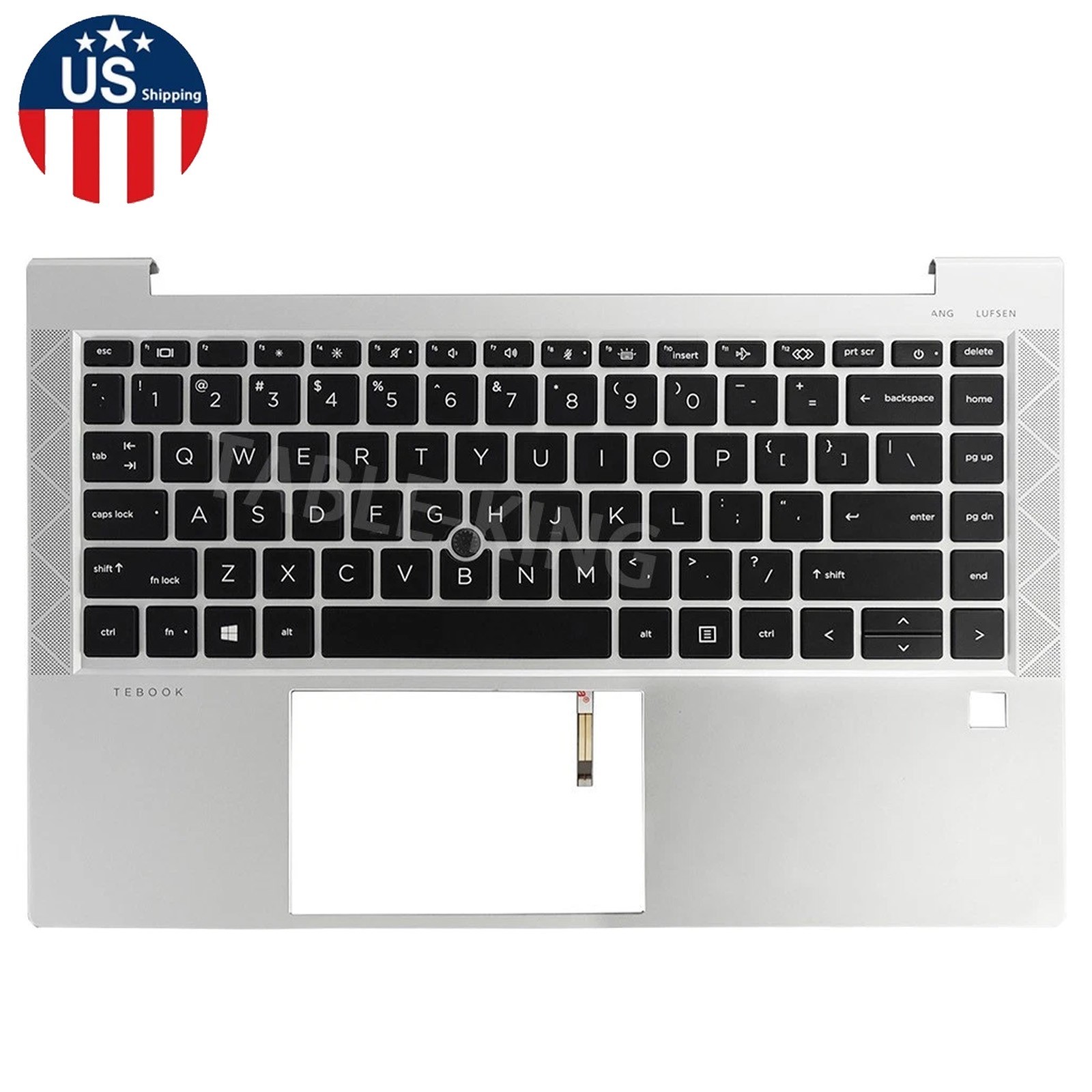 US Palmrest Backlit Keyboard For HP Elitebook 840 G7/840 G8/745 G7 G8 M36312-001