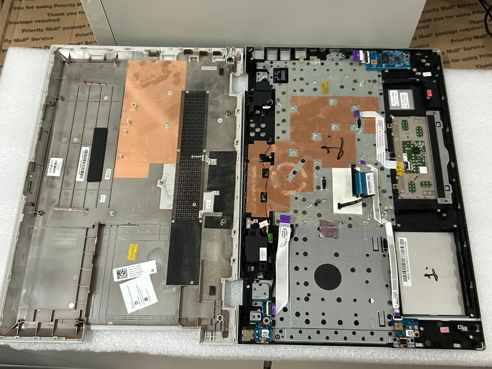 OEM HP ENVY 17.3″17t-bw0xx Laptop palmrest keyboard touchpad W/side parts &Cover