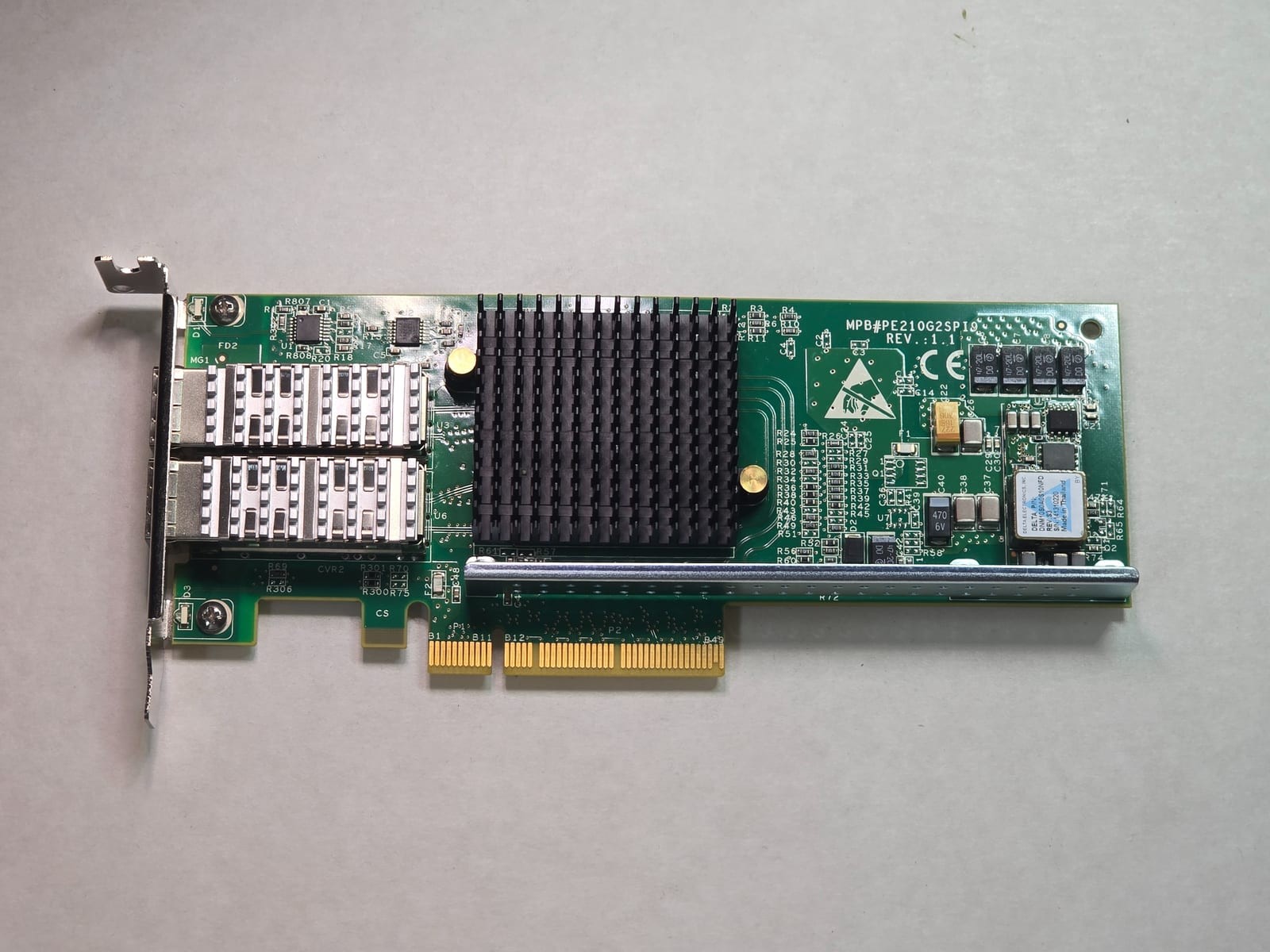 Silicom PE210G2SPI9-XR 2x 10 GbE SFP+ PCIe 2.0 x8 Network Adapter