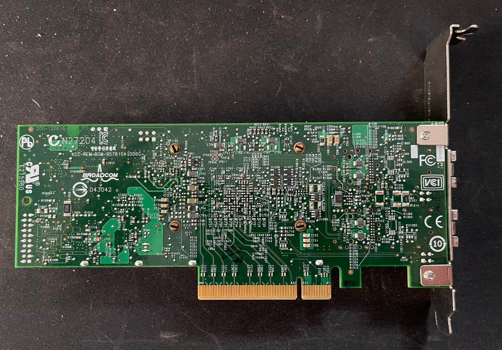 Dell 0N20KJ Broadcom 57810 Dual Port 10 GB PCIe PCIe Network Adapter
