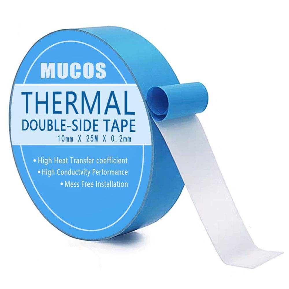 Double Side Thermal Conductive Adhesive Tape For Heatsink 10mm x 25M x 0.2mm