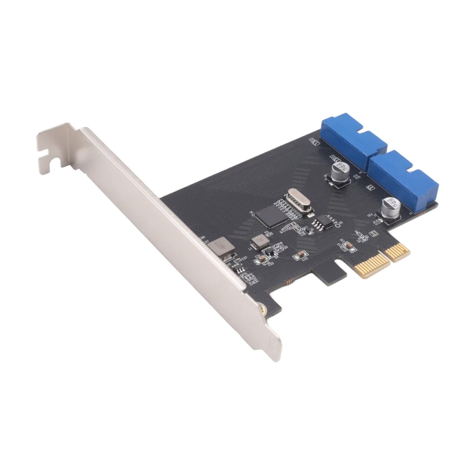 PCI Express USB 3.0 19 Pin Expansion Card PCIE 1X to 2 Ports USB 3 19 Pin8749
