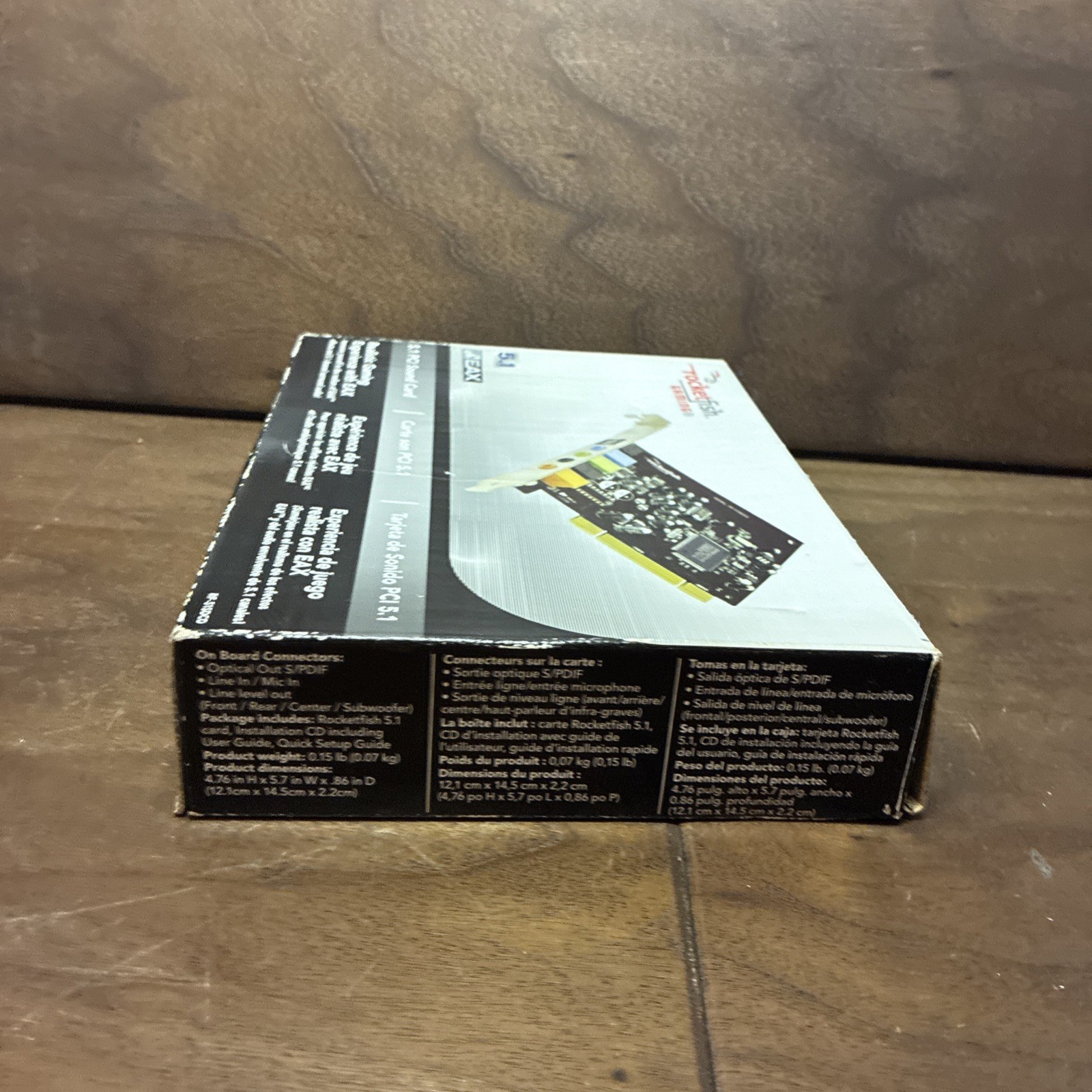 Rocketfish RF-51SDCD Creative Labs 5.1 24bit PCI Sound Card with Optical Out
