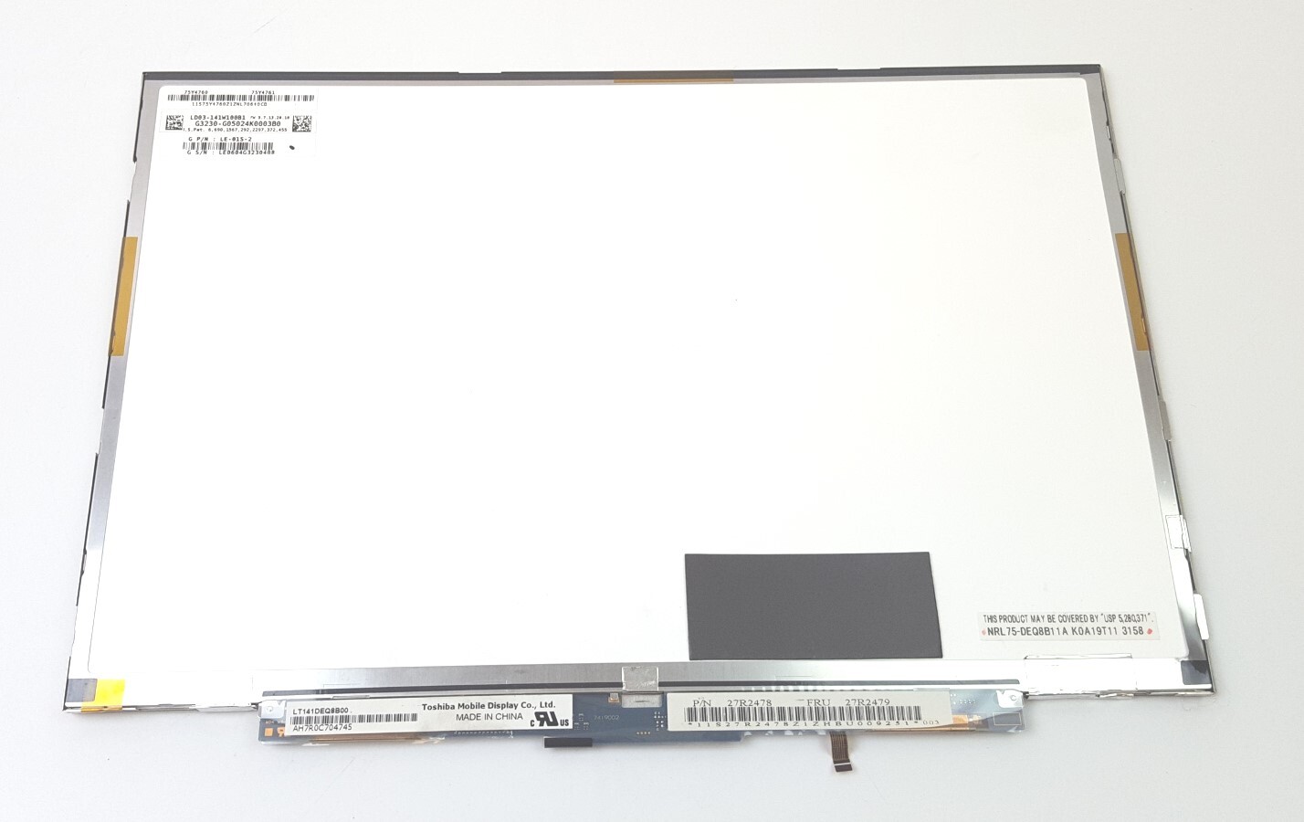 Toshiba 14.1″ 1440×900 WXGA+ 30pin Laptop Matte LCD Screen LT141DEQ8B00