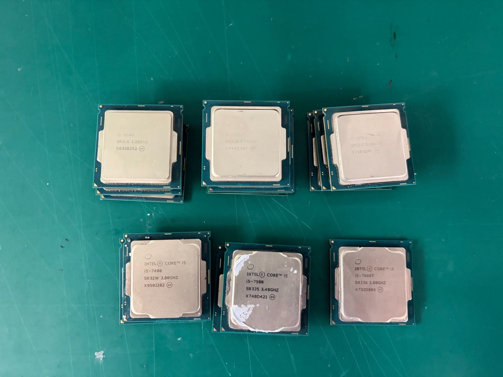 INTEL i5 and I7 CPU 6th and 7th Gen see description LOT OF 15