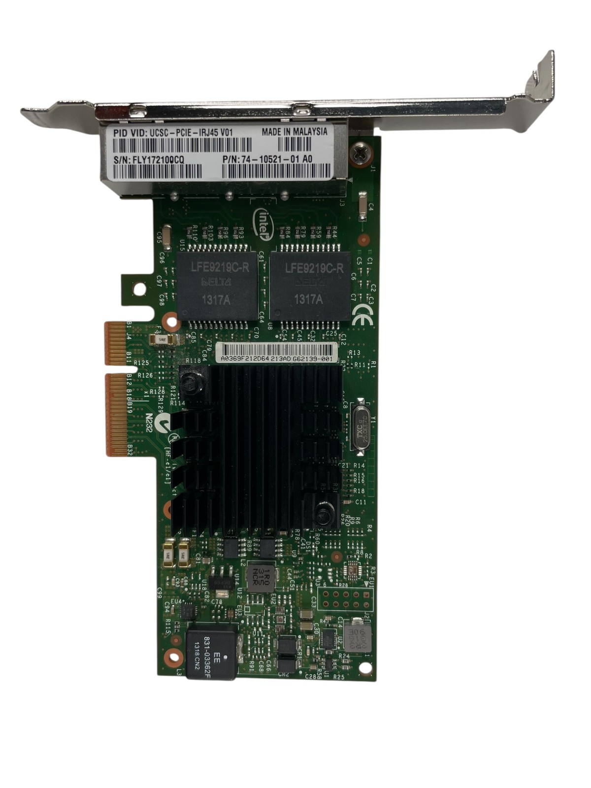 Cisco UCSC-PCIE-IRJ45 PC1e Network Adapter Card 74-10521-01 A0