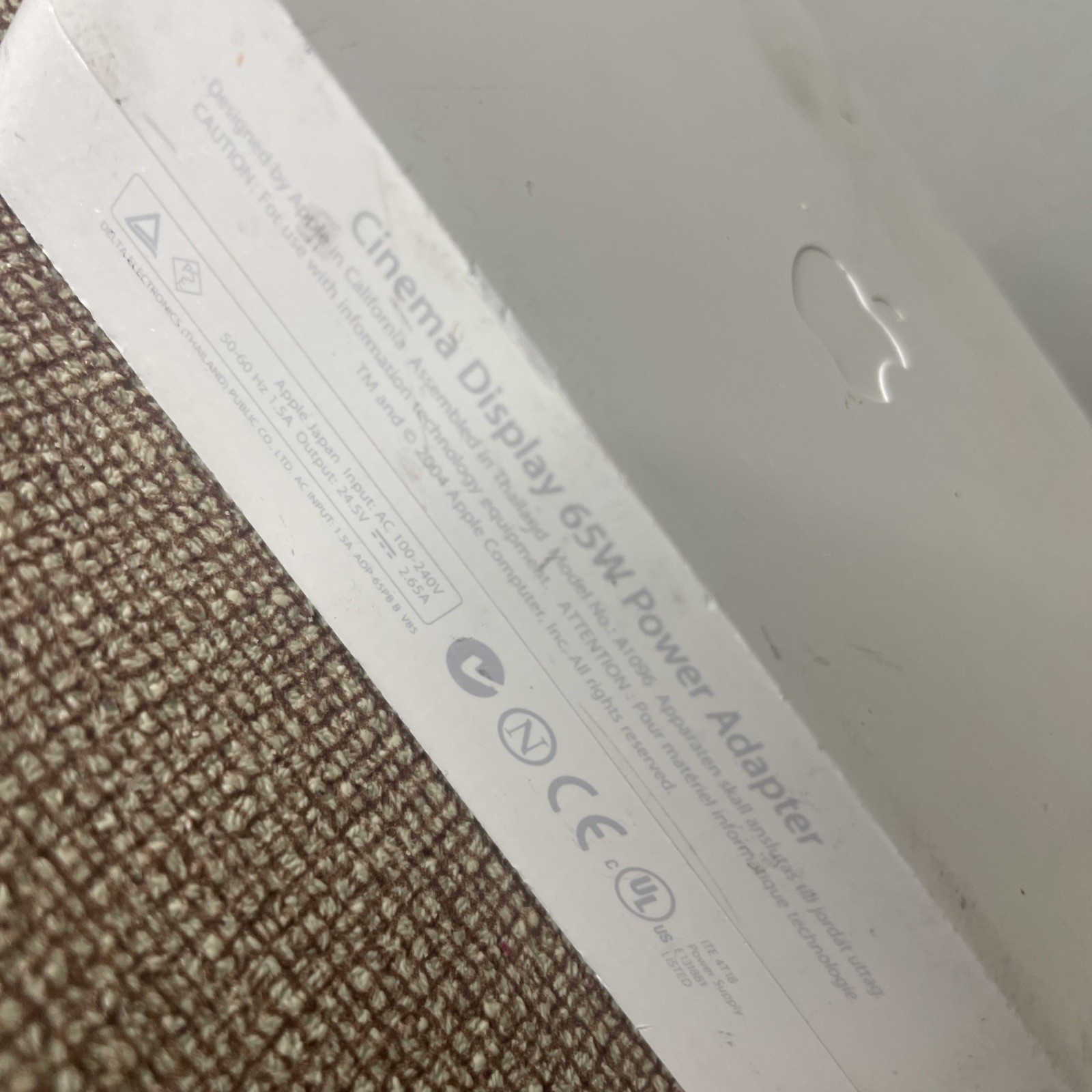 OEM Apple A1096 Cinema Display 65W Power Adapter Power Supply