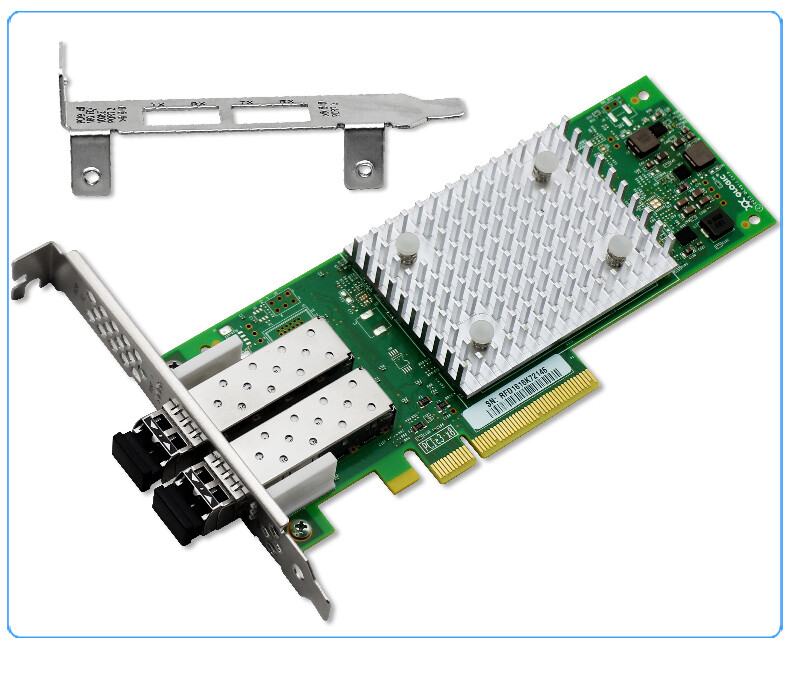 P9D94A HPE STOREFABRIC SN1100Q 16GB DUAL PORT FIBRE CHANNEL HBA (Includes 2 SFP)