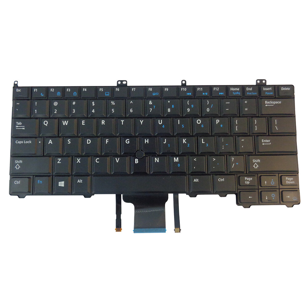 Backlit Keyboard w/ Pointer For Dell Latitude E7440 Laptops 8PP00