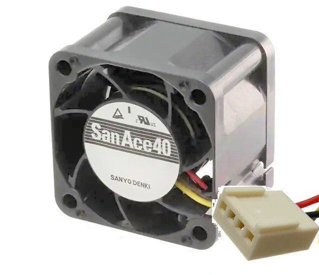 **Quiet** version 2x new replacement fans for Netgear XS712Tv2 XS712T XS716T