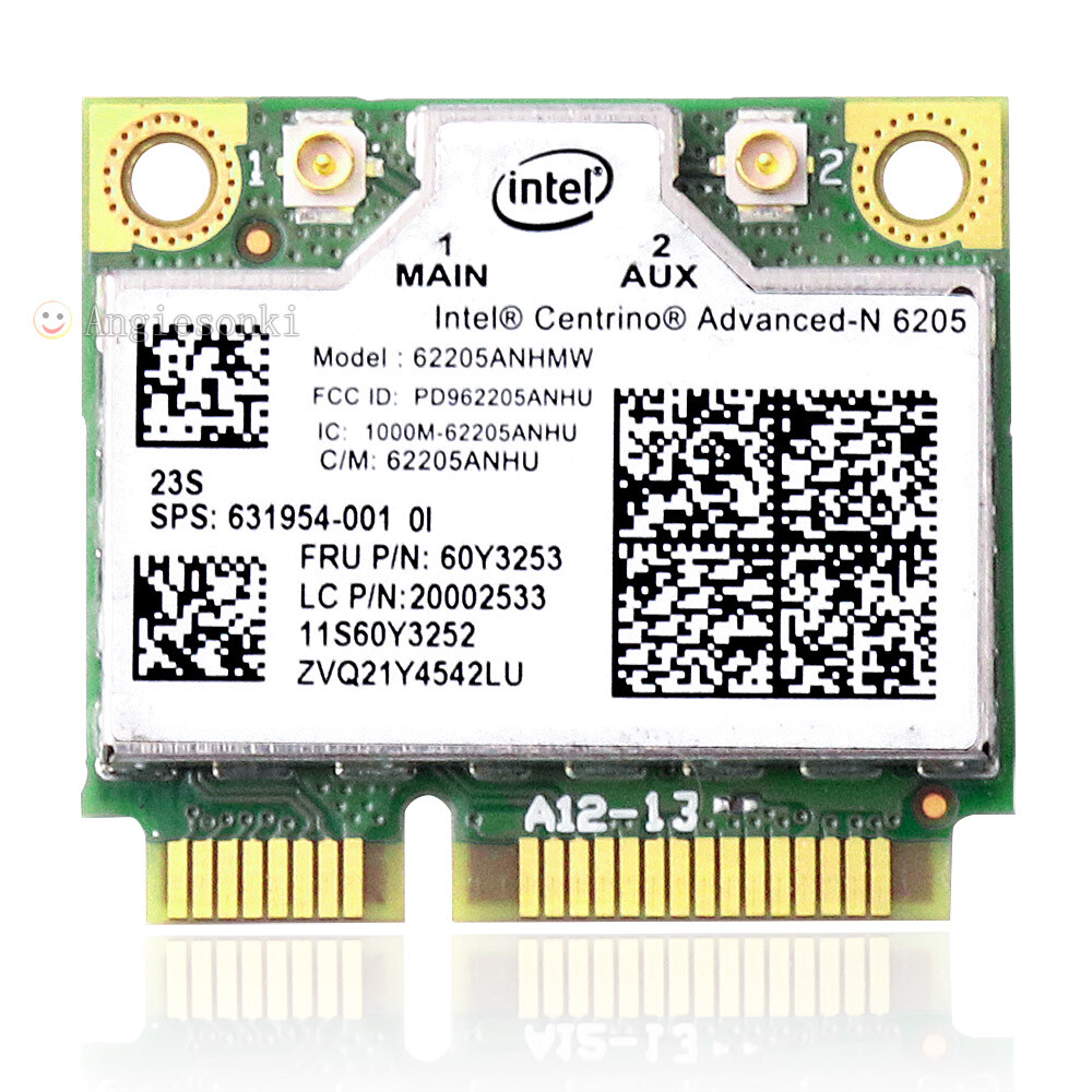 Intel 6205ABGN Dual Band WiFi Card for HP EliteBook 8460w 8560w 8760w 8560p WLAN