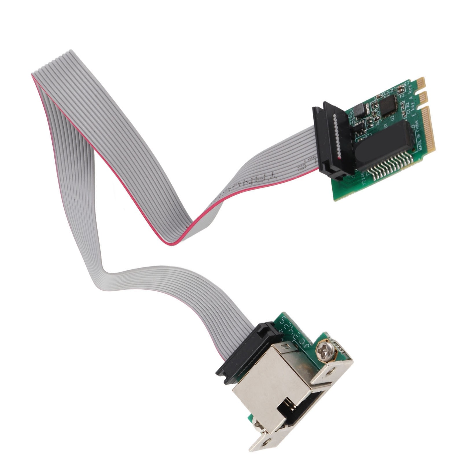 M.2 1000M Ethernet Network Card 10M/1G/100M Single Port RJ45 M.2 A E To RTL8111H