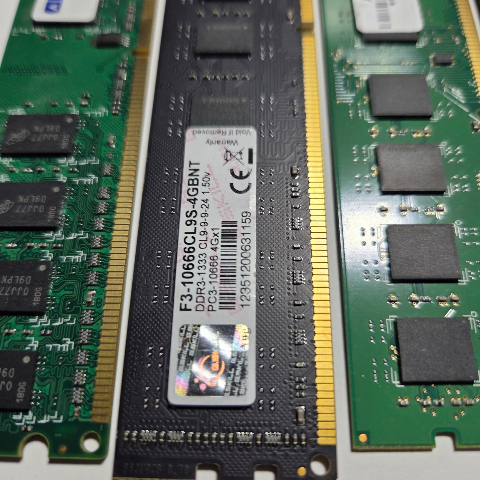 RAM DDR2 DDR3 RAM Lot of 6 Mixed Sticks Memory Modules 1 unknown Laptop RAM