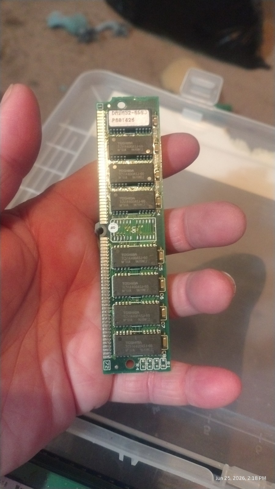 16MB RAM EDO SIEMENS SIMM 72-pin (1x16MB) double-sided