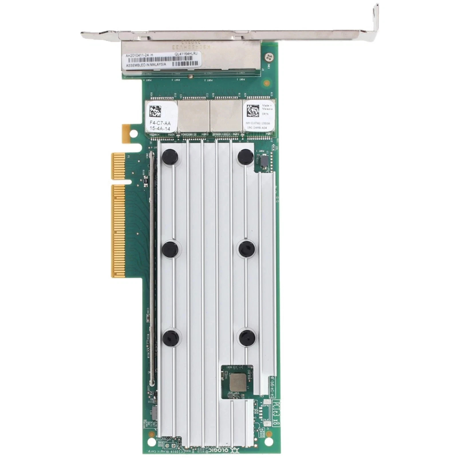 New Dell Qlogic QL41164HFRJ Quad Port 10GbE RJ-45 10GBase-T Network Card 33M0K